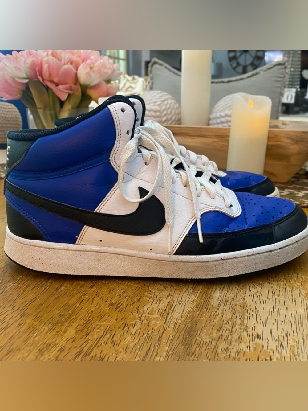 Nike Court Vision Mid Next Nature sneakers size 9